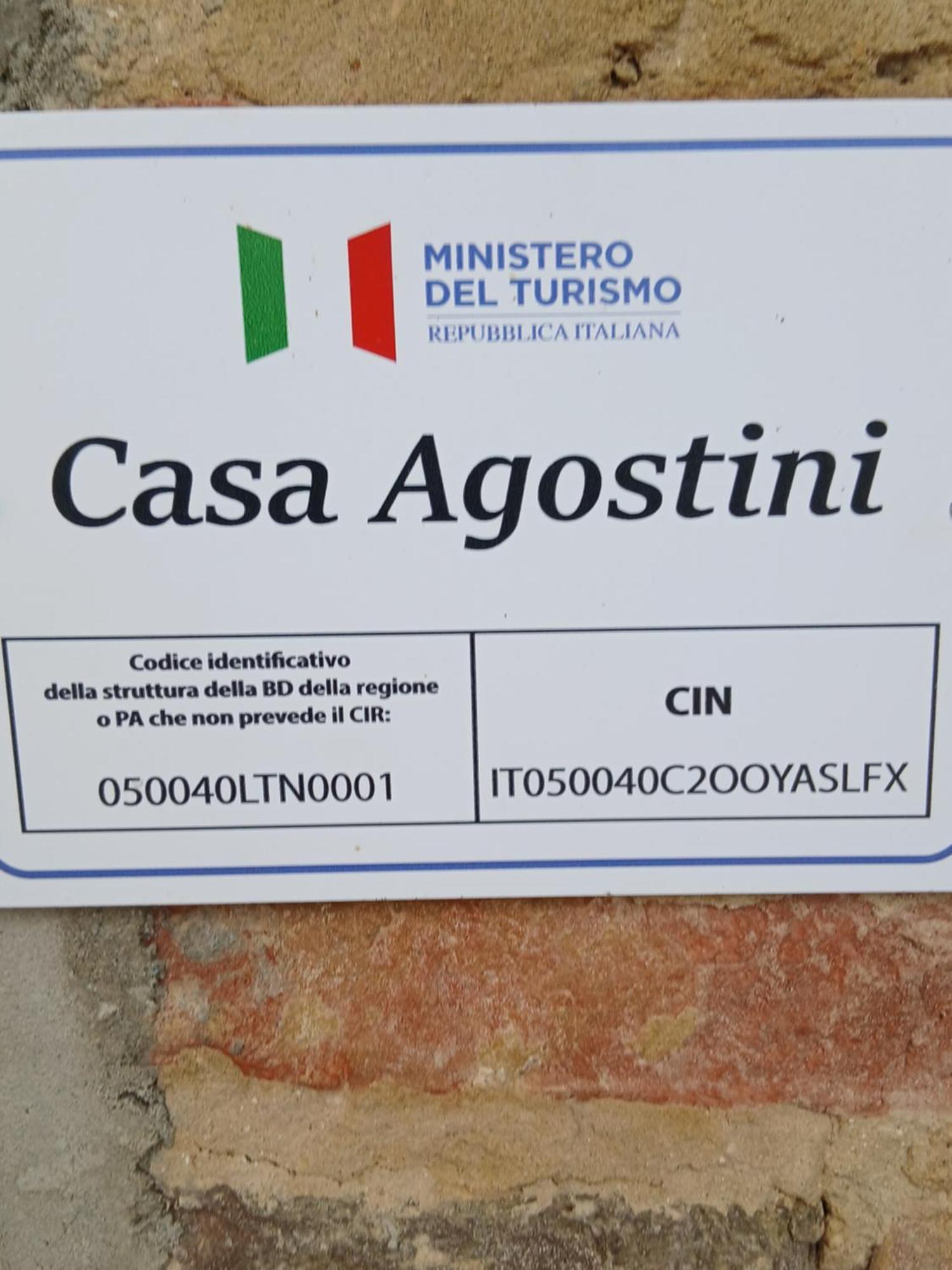Apartamento Casa Agostini Lari Exterior foto